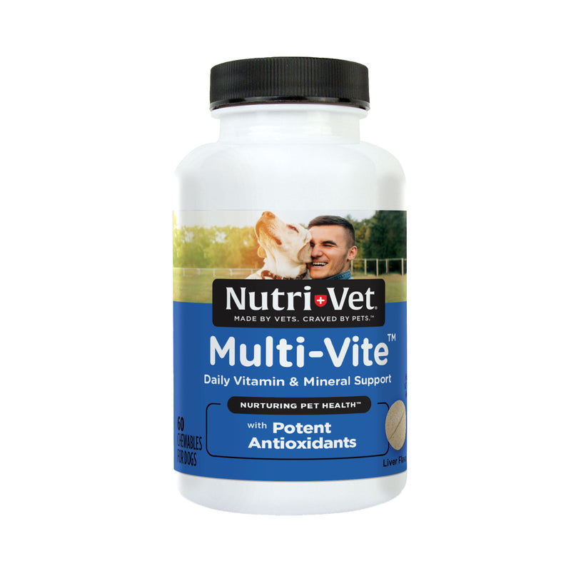 Nutri-Vet Multi-Vite Chewables For Dogs 60 Count