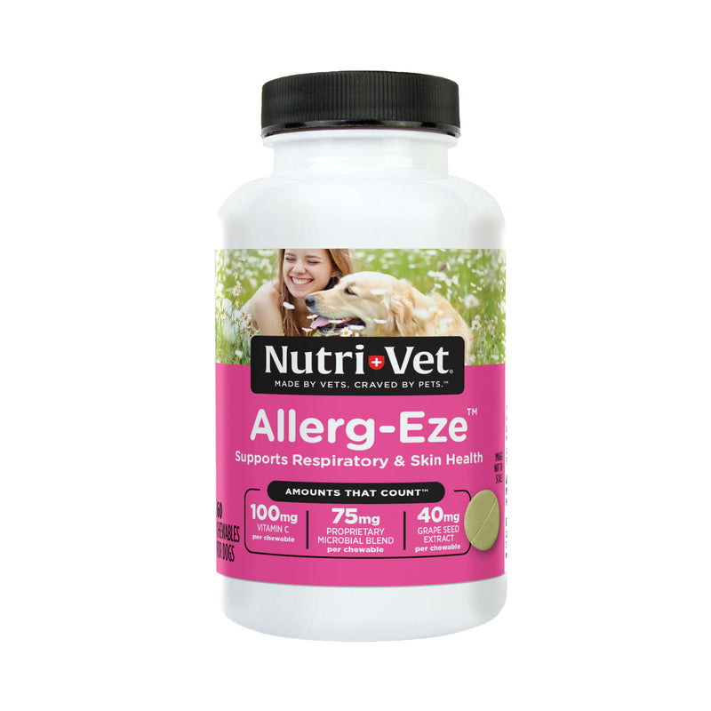 Nutri-Vet Allerg-Eze Chewables For Dogs 60 Count