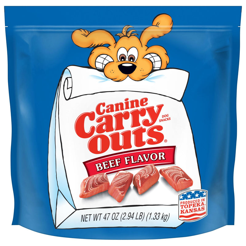 Canine Carry Outs Beef Flavor Dog Treats