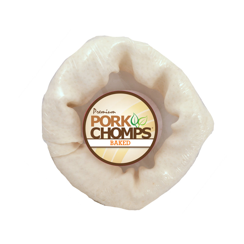 Pork Chomps 6-inch Baked Pork Skin-shaped Bagel, 1 count Dog Chew