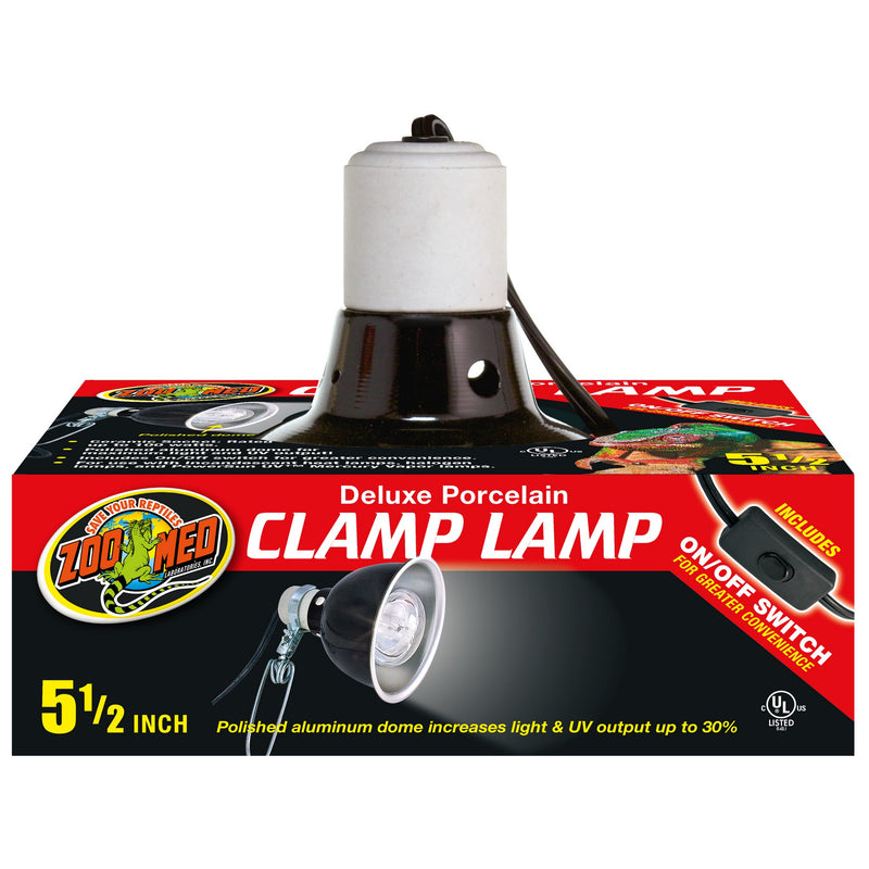 Zoo Med Deluxe Porcelain Clamp Lamp - 5.5"