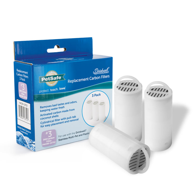 PetSafe Drinkwell Replacement Carbon Filters, Dog and Cat 360 Water Fountain Filters