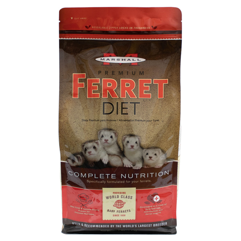 Marshall Premium Ferret Diet, 4 lb bag Dry