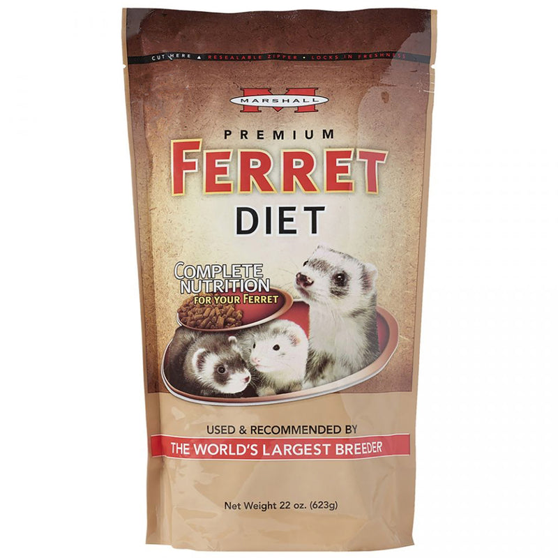 Marshall Premium Ferret Diet, 22 oz bag Dry