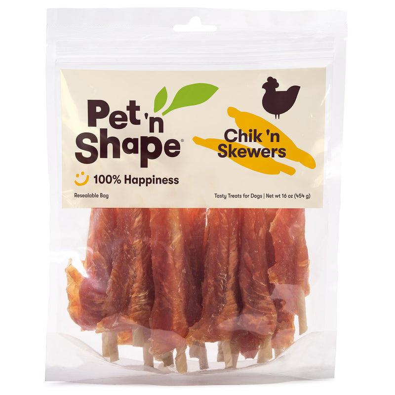 Pet 'n Shape Chik 'n Skewers Dog Treat 16oz