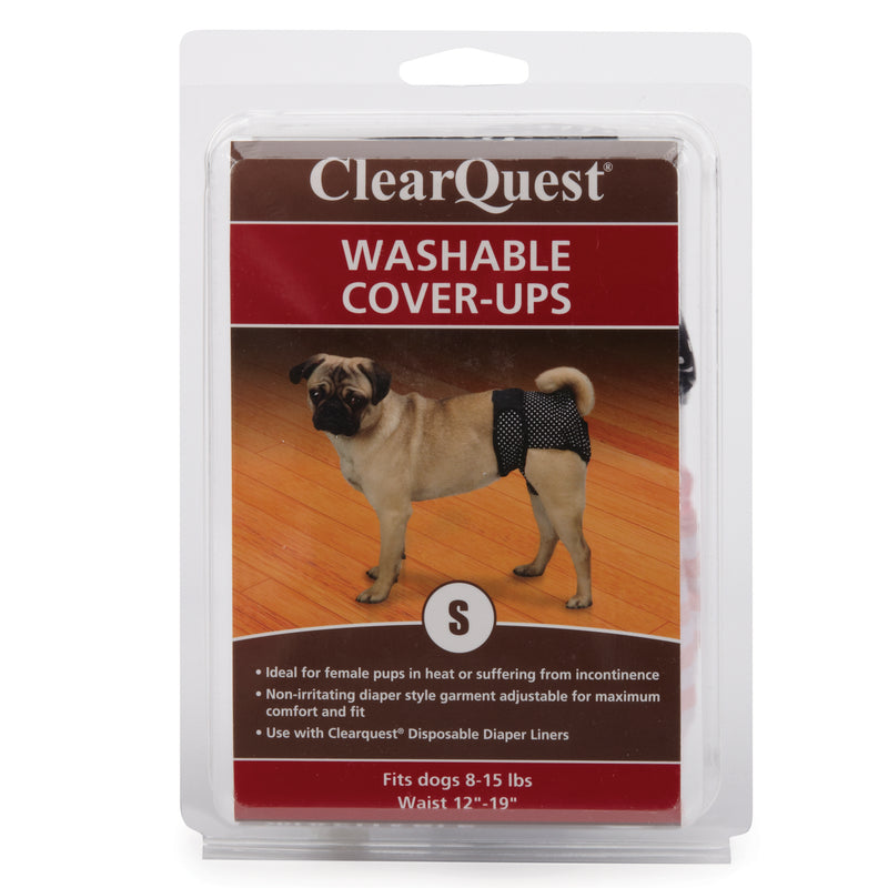 Clear Quest Washable Cover-Up Small 2Pk Black/Pink