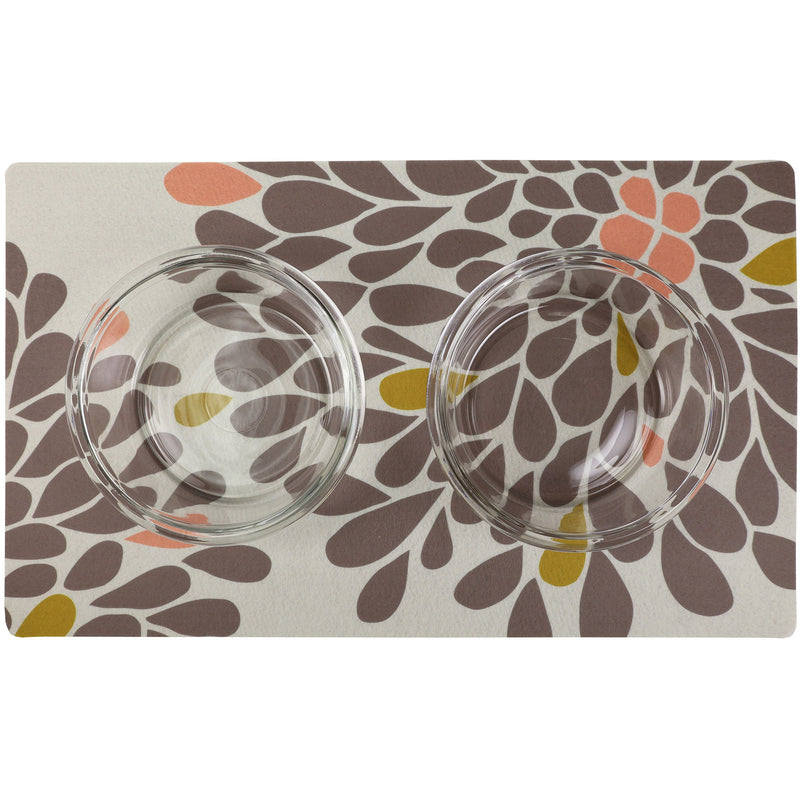 Drymate Pet Placemat, Gray/Pink