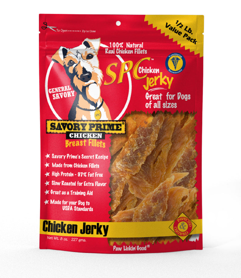 Savory Prime Chicken Jerky Dog Treat 8oz