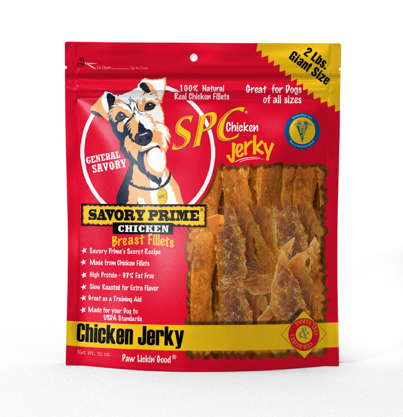 Savory Prime Natural Chicken Jerky Dog Treat 32oz