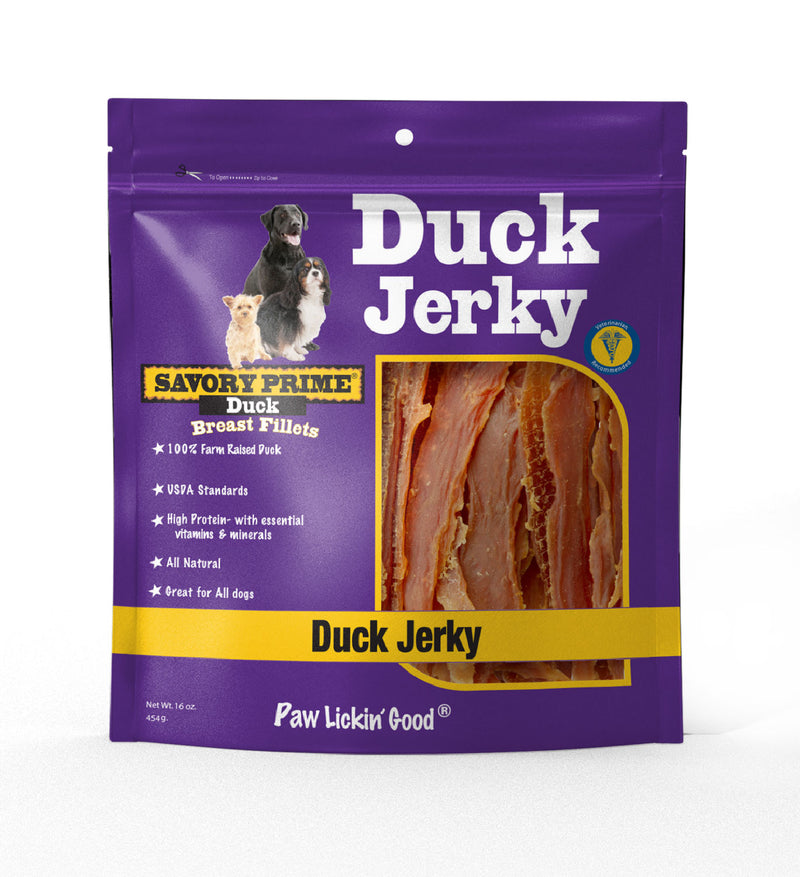 Savory Prime Natural Duck Jerky Treat 16oz