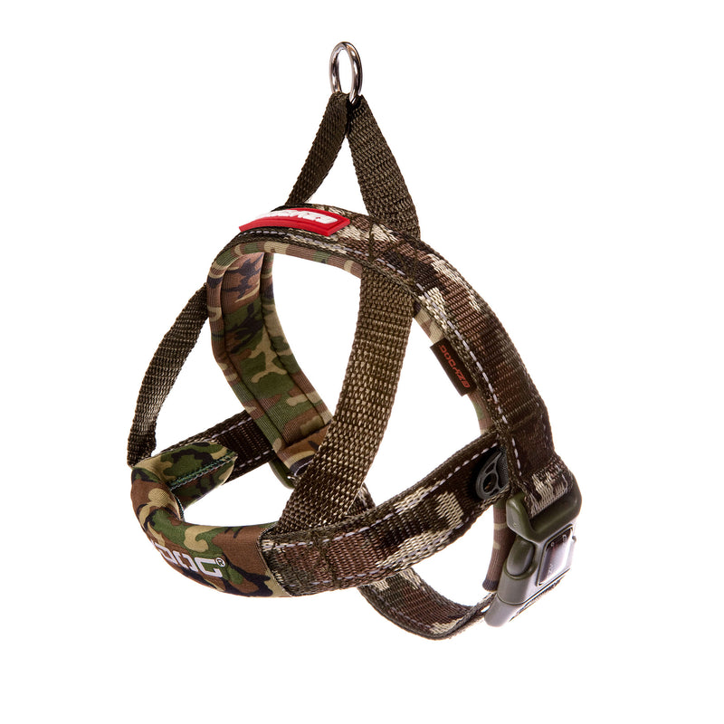 EzyDog Quick Fit Dog Harness - Green Camo