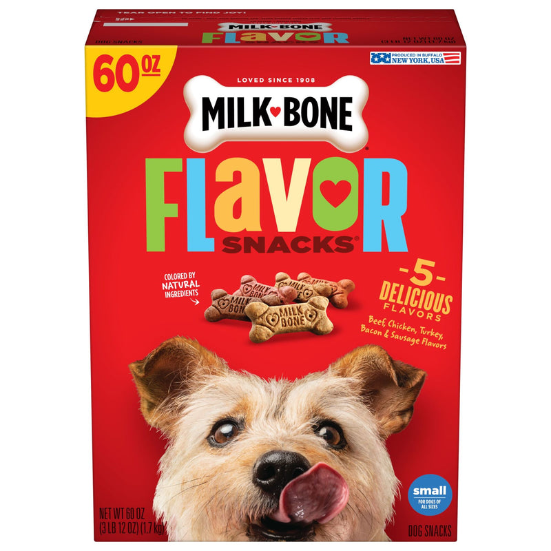 Milk-Bone Flavor Snacks Dog Biscuits, Small, Treats For Dogs Of All Sizes