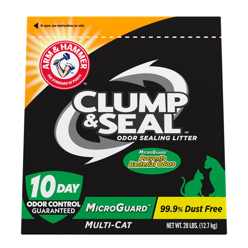 ARM & HAMMER Clump & Seal MicroGuard Cat Litter, 28lb