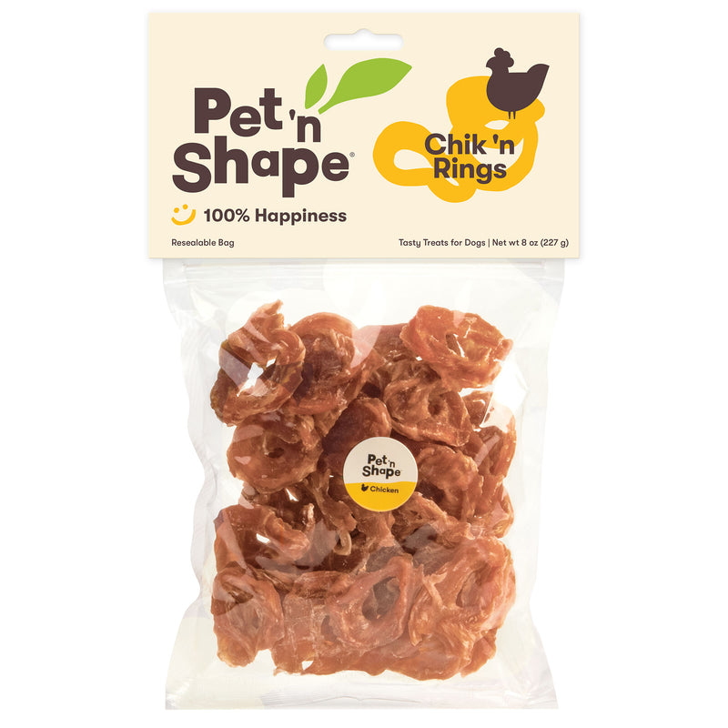 Pet 'n Shape Chik 'n Rings Dog Treat 8oz