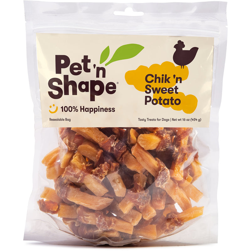 Pet 'n Shape Chik 'n Sweet Potato Dog Treat 16oz