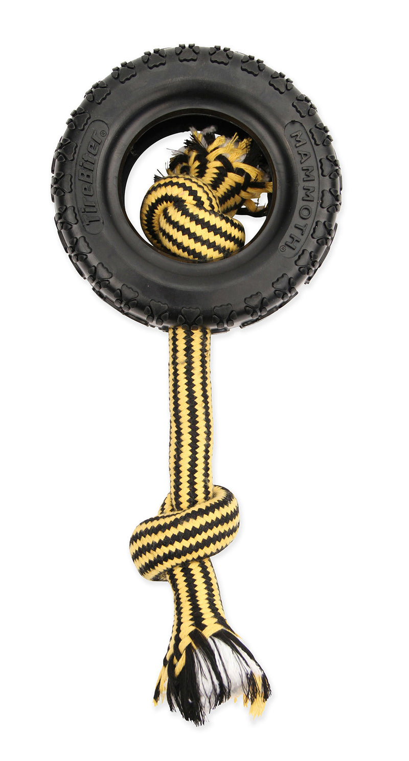 Mammoth Pet Medium 5-in Tirebiter Advanced with Rope Dog Toy