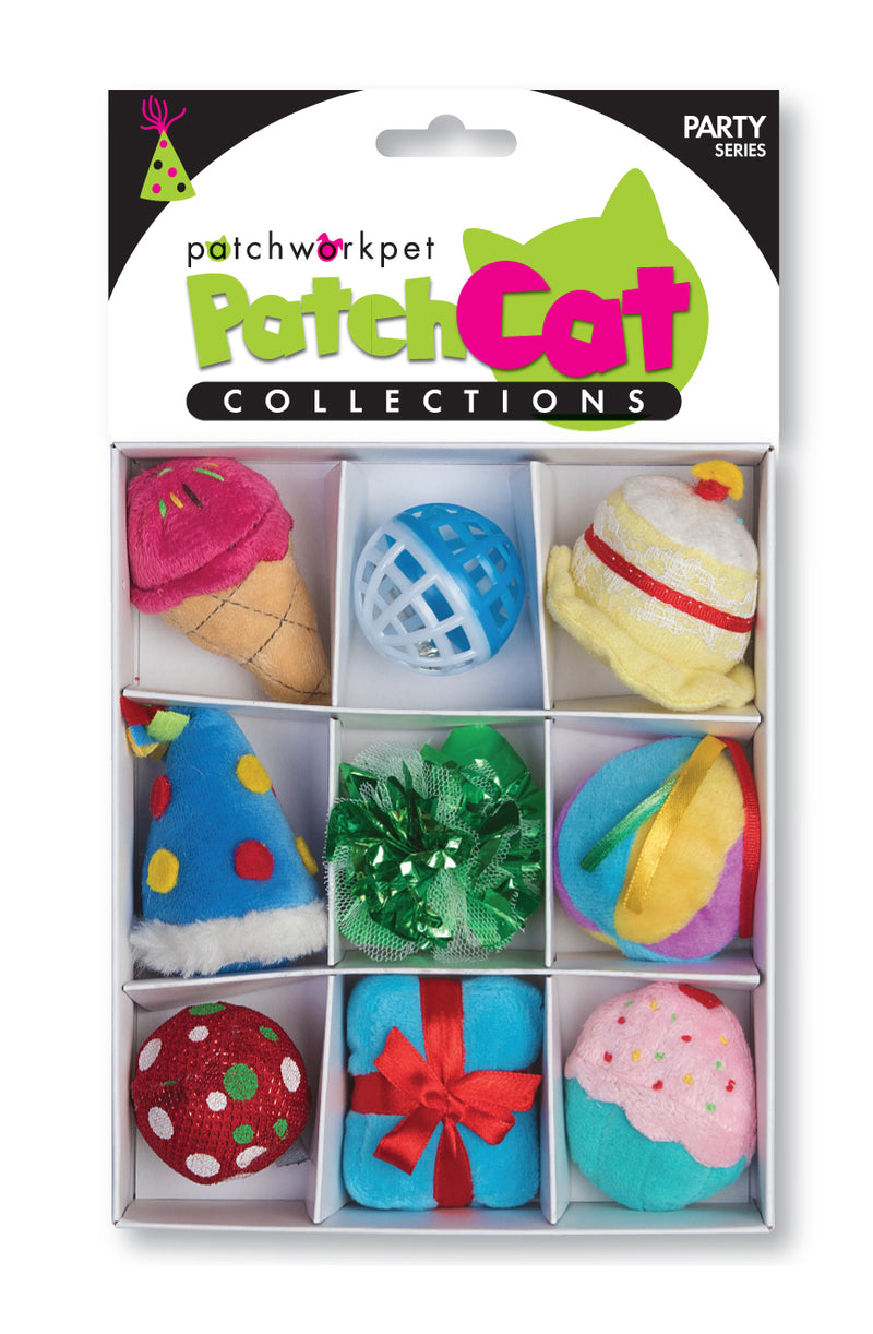 Patchwork Pet PatchCat Party Box Cat Toy