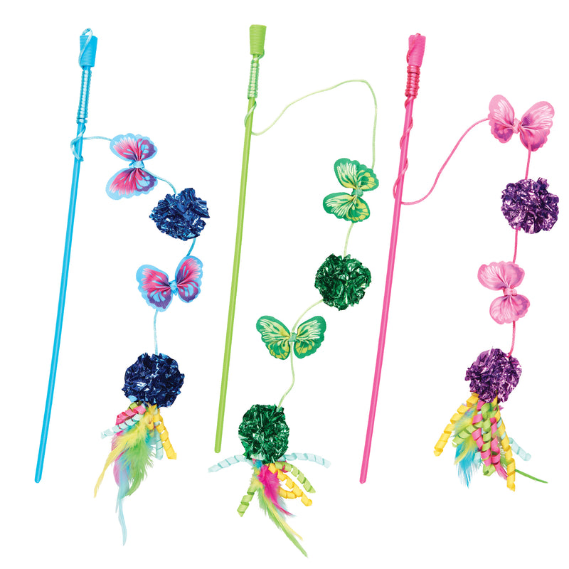 ETHICAL PRODUCTS SPOT Butterfly & Mylar Wand Assorted