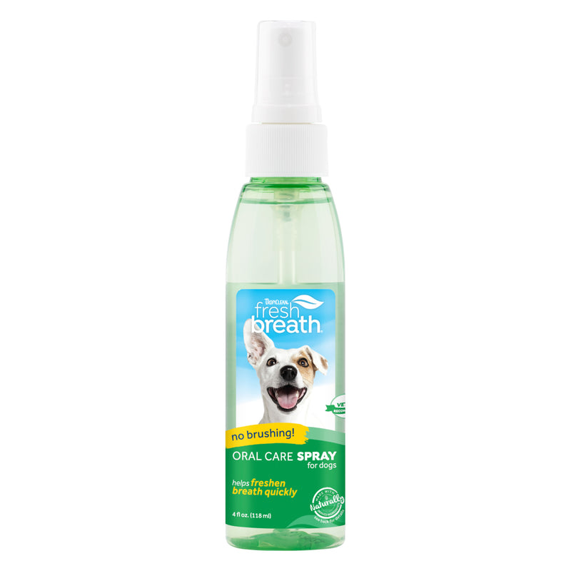 TropiClean Fresh Breath Oral Care Spray for Pets, 4oz