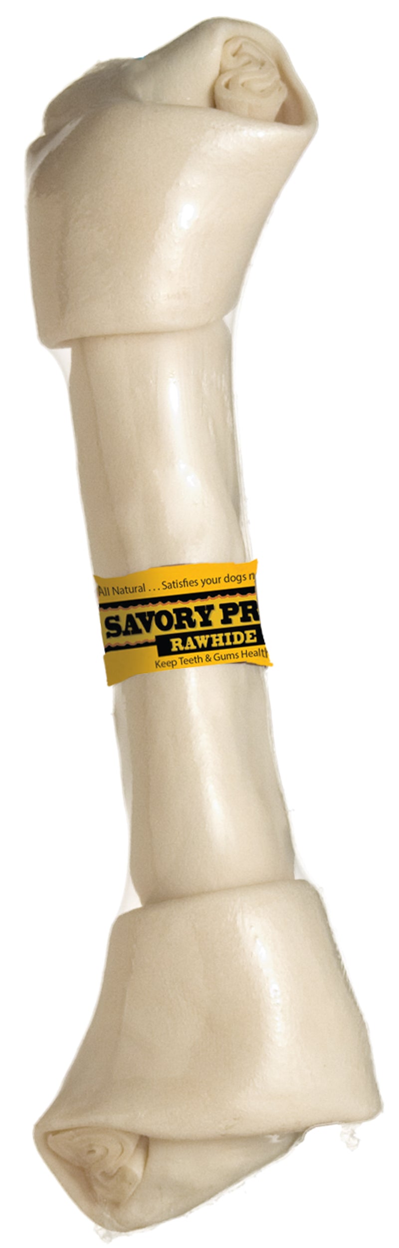 Savory Prime 11-12" Supreme Knotted Bone White for Dogs