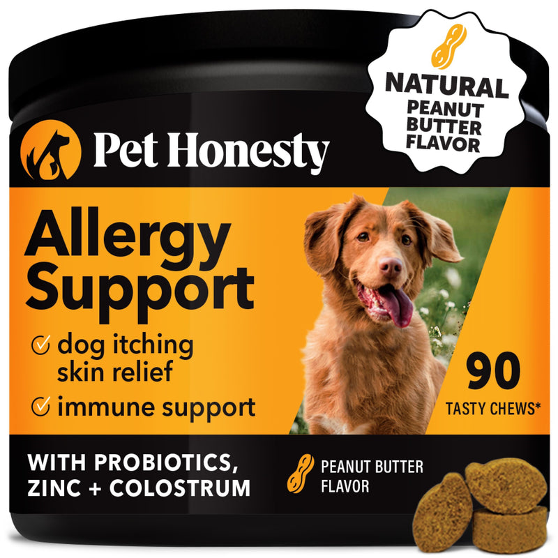 Pet Honesty Allergy Support Peanut Butter Soft Chew for Dogs