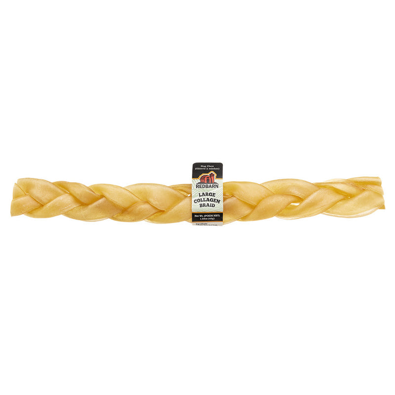 Redbarn Large Braided Collagen Stick Dog Chew