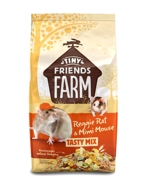 Tiny Friends Farm Reggie Rat Tasty Mix