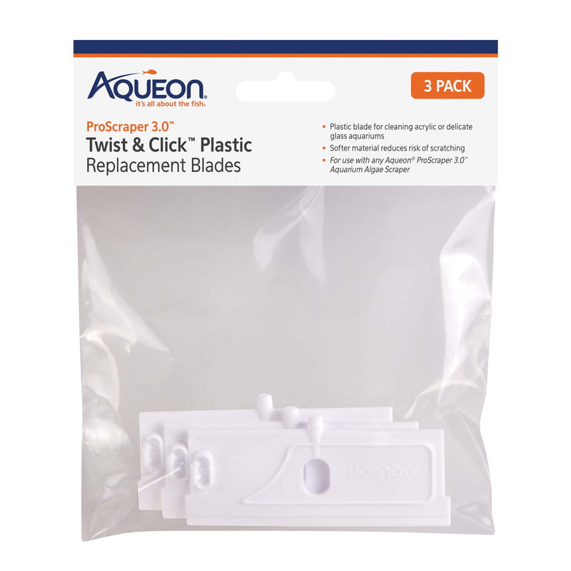 Aqueon ProScraper 3.0™ Twist & Click™ Plastic Replacement Blades One Size