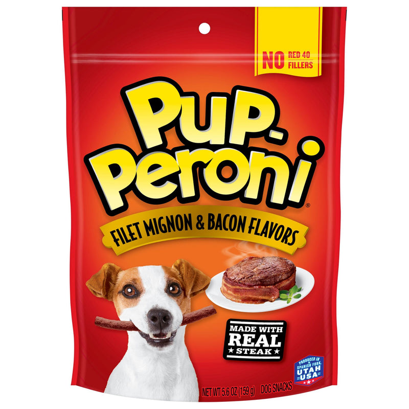 Pup-Peroni Filet Mignon & Bacon Flavor Dog Treats