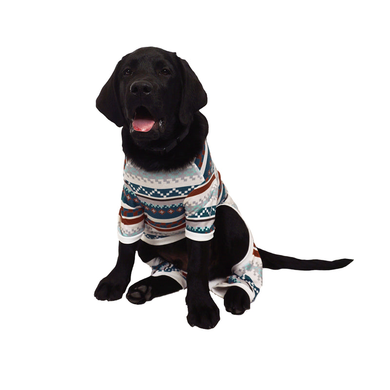 Celebrations Fair Isle Dog Pajamas