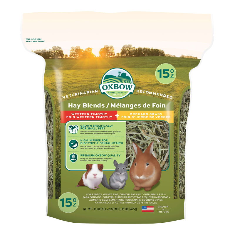 Oxbow Animal Heath Hay Blends - Western Timothy & Orchard 15oz