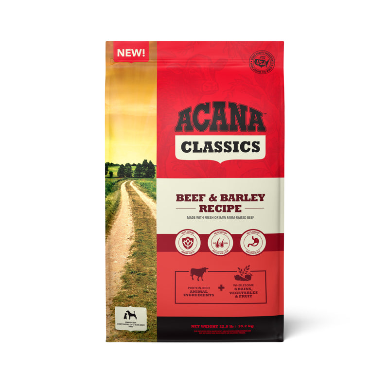 ACANA Classics Dry Dog Food Beef & Barley Recipe