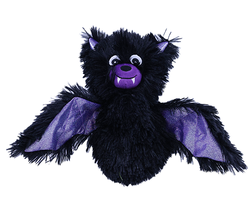 Trick or Treat Fuzzy Bat Halloween Dog Toy