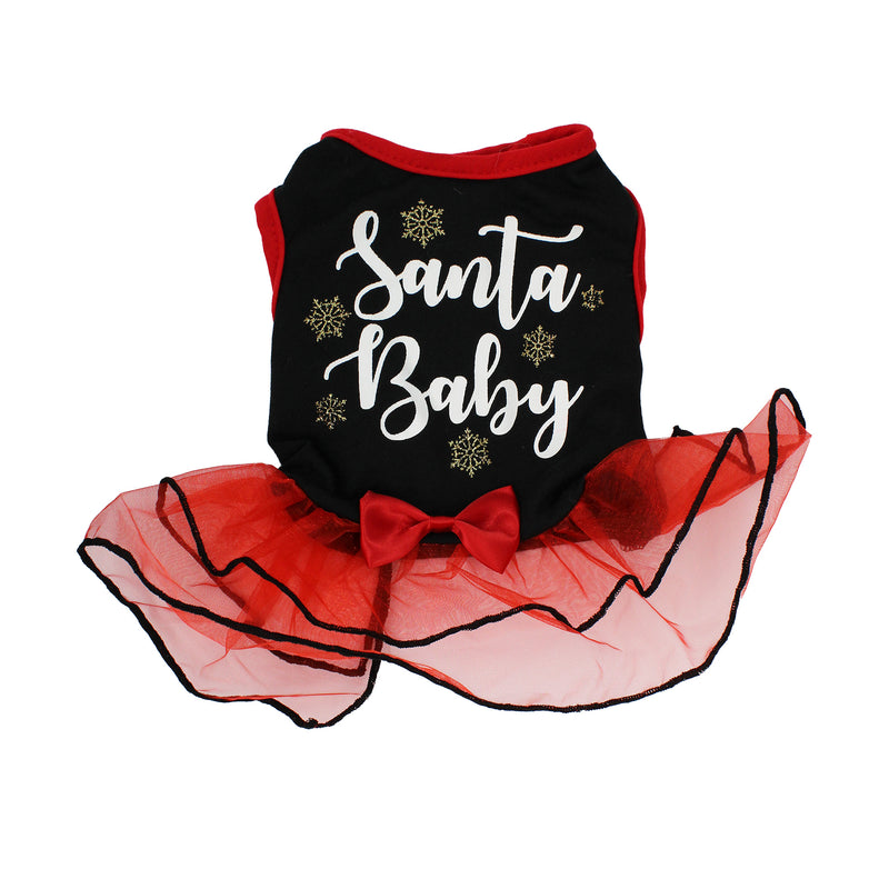 CELEBRATIONS Santa Baby Holiday Dog Dress