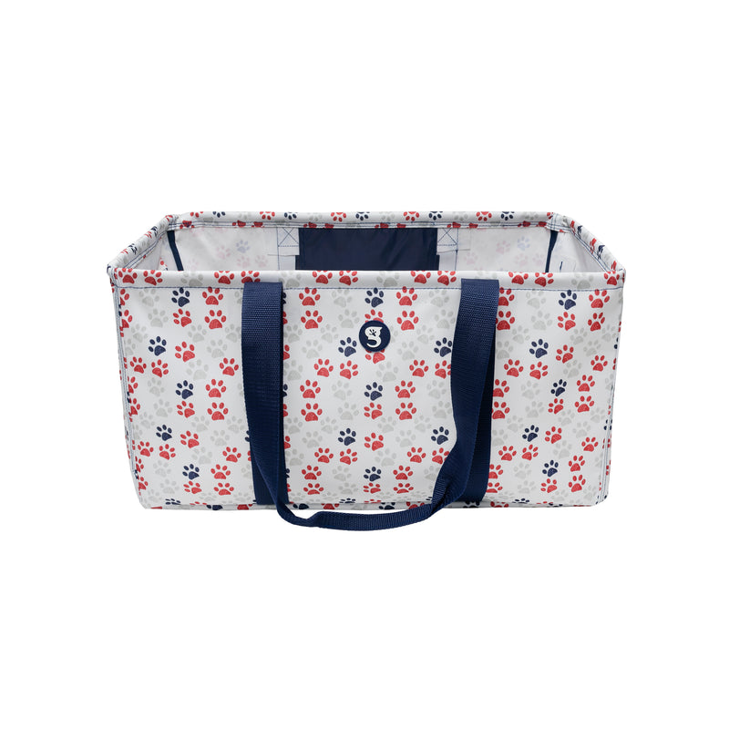 Geckobrands large utility tote Americana paws