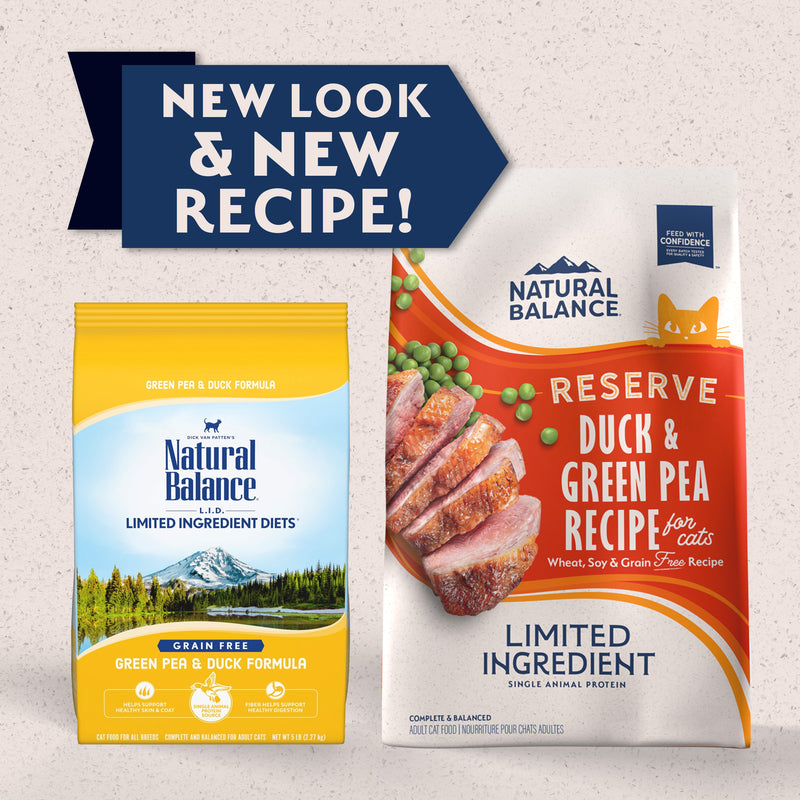 Natural Balance® Limited Ingredient Reserve Grain Free Duck & Green Pea Recipe Cat Dry 