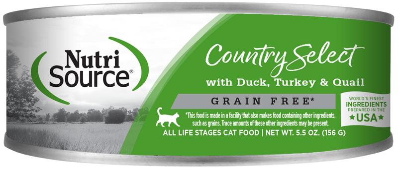 NutriSource Grain Free Country Select Canned Cat Food