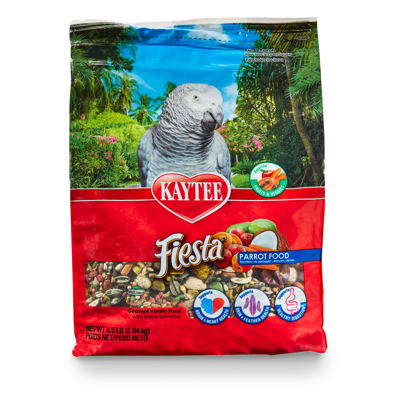 Kaytee Fiesta Parrot Food, 4.5 lb