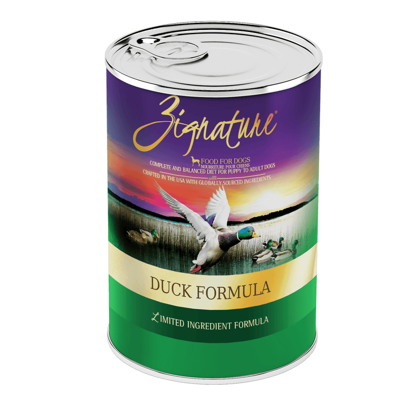 Zignature Duck Formula For Dog Canned Food, 13oz