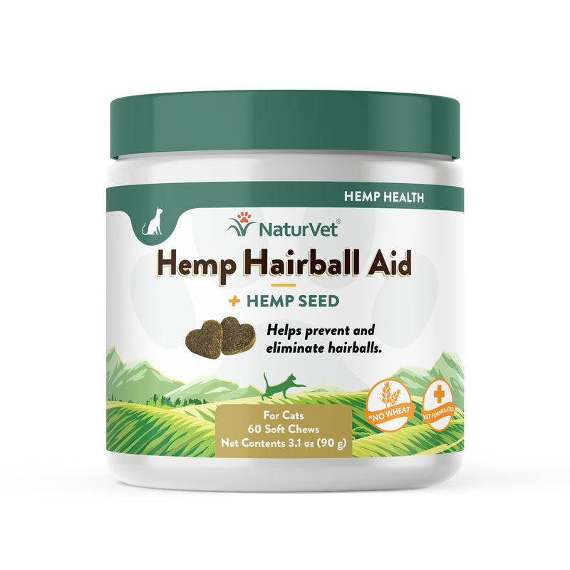 NaturVet Hemp Hairball Aid Cat Soft Chew