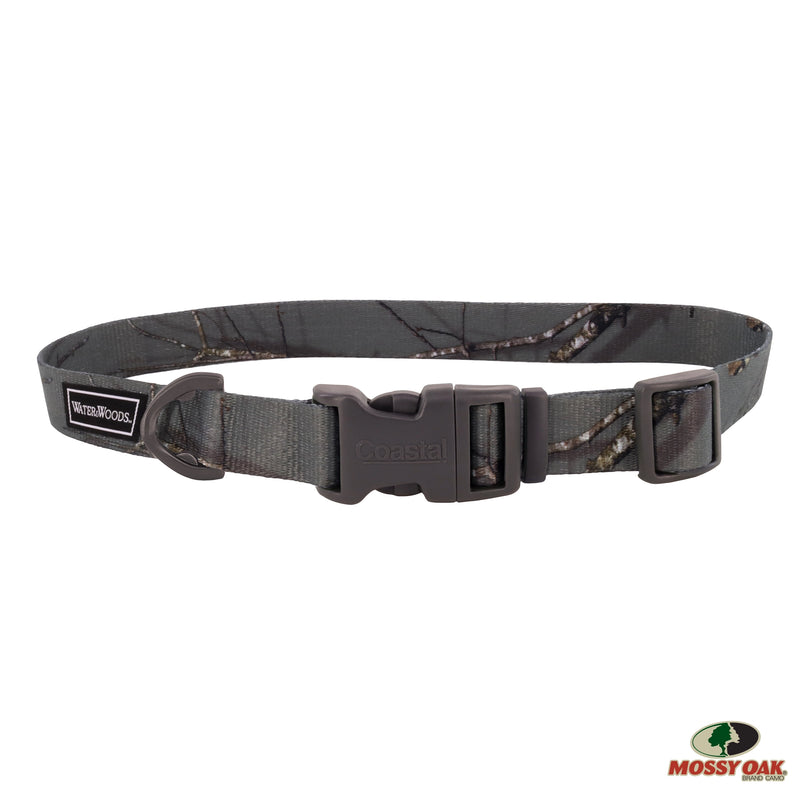 Water & Woods™ Adjustable Dog Collar, Country Roots Evergreen, Large - 1" x 18"-26"