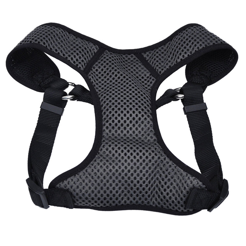 Comfort Soft® Sport Wrap Adjustable Dog Harness, Grey with Black, Large - 1" x 28"-36"