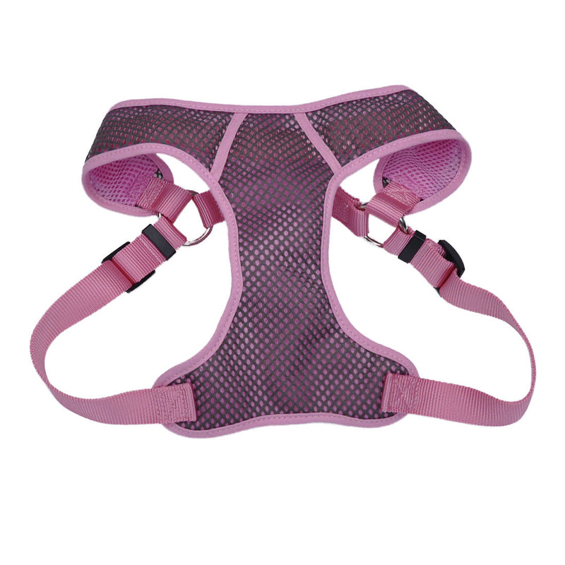 Comfort Soft® Sport Wrap Adjustable Dog Harness, Grey with Pink, Large - 1" x 28"-36"