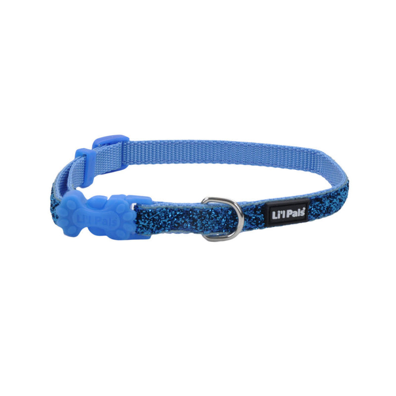 Li'l Pals® Adjustable Dog Collar with Glitter Overlay