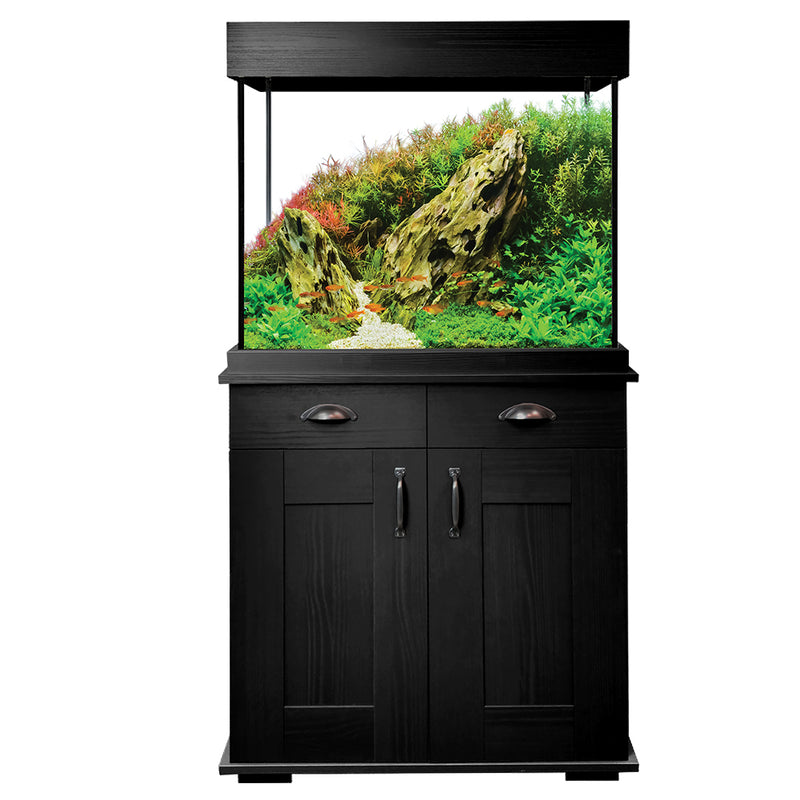 Fluval Shaker Aquarium Cabinet Stand, Black 44 Gallon