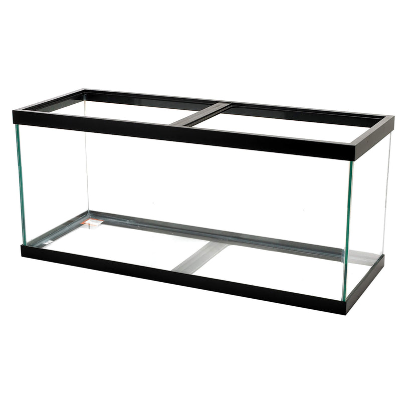 Aqueon Glass Rectangle Aquarium Clear Silicone Black 75 Gallon