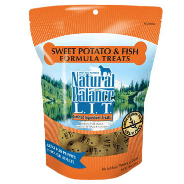 Natural Balance Rewards Crunchy Biscuits With Real Salmon Small Breed  Dog Treats