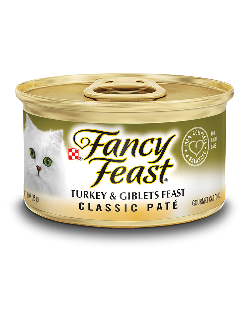 Fancy Feast Classic Turkey and Giblets Feast Canned Cat Food