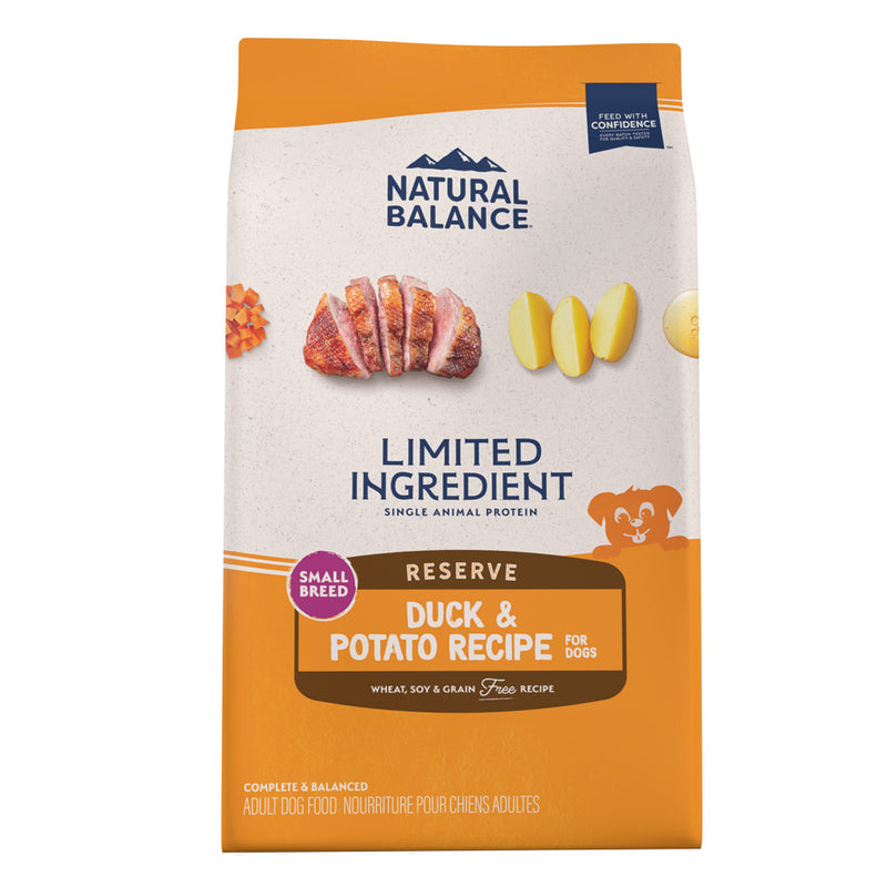 Natural Balance Limited Ingredient Reserve Grain Free Duck & Potato Small Breed Recipe Dry Dog Food