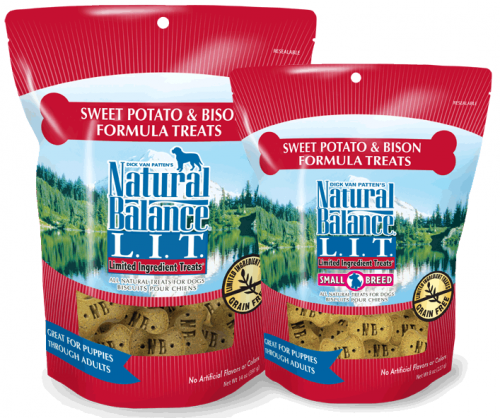 Natural Balance Rewards Crunchy Biscuits With Real Bison Small Breed  Dog Treats